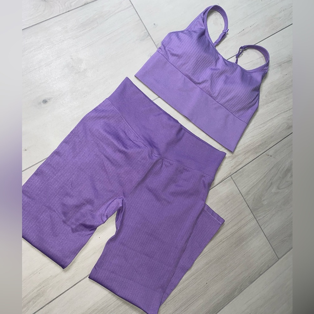 PINK Victoria's Secret Purple Activewear Set